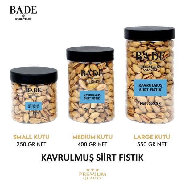 Kavrulmuş Siirt Fıstık Jumbo İri Boy 550 gr.