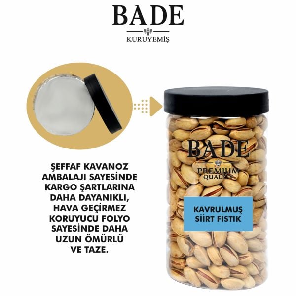 Kavrulmuş Siirt Fıstık Jumbo İri Boy 550 gr.