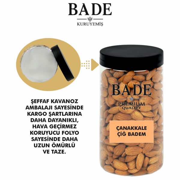 Çiğ Badem Çanakkale Jumbo İri Boy 450 gr.