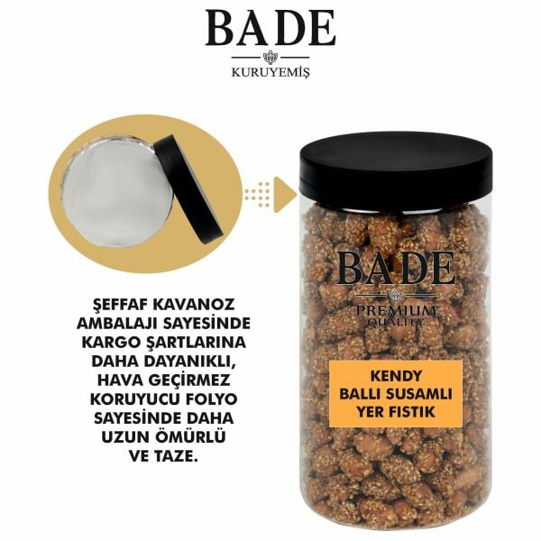 Kendy Ballı Susamlı Yer Fıstık 450 gr.