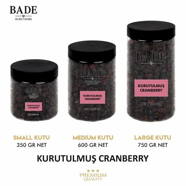 Turna Yemişi Cranberry Tane İri Boy 750 gr.
