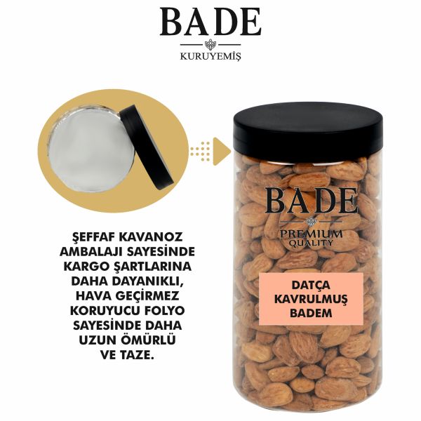 Kavrulmuş Badem Datça Jumbo İri Boy 550 gr.