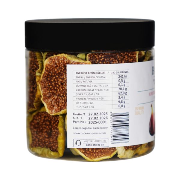 İncir Kuru Meyve Cipsi - Şekersiz Katkısız Doğal Sağlıklı Atıştırmalık 175 gr.